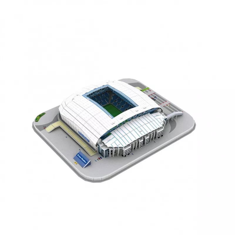 3D Puzzle cubicfun Lech Poznan Stadium model – składana replika stadionu w skali, elementy kartonowe, numer modelu 306-20257