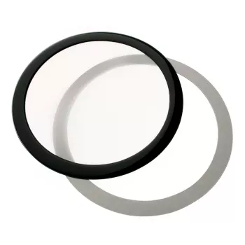 Filtr przeciwpyłowy DEMCiflex 140mm okrągły — czarno-biały do wentylatorów obudowy