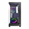 Obudowa PC MODECOM Volcano Stellar 5F ATX Midi Tower, szkło hartowane, 5 fabrycznie zamontowanych wentylatorów, USB‑C, obsługuje microATX/ATX, maks. GPU 420 mm, wysokość chłodzenia CPU 175 mm