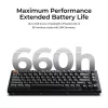 Klawiatura mechaniczna Keychron V1 Ultra 8K — 75% QWERTY, Bluetooth, przewodowa, RGB, czarna