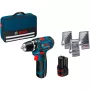 Bosch GSR 12V-15 Professional 1300 RPM 600 g Czarny, Niebieski