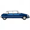 Citroen DS 21 Pallas 1968, zabawka konstrukcyjna skala 1:12