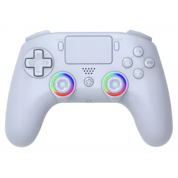 Bezprzewodowy kontroler LED SUBSONIC SA5639-2 — do PS4 i PC, biały, połączenie bezprzewodowe