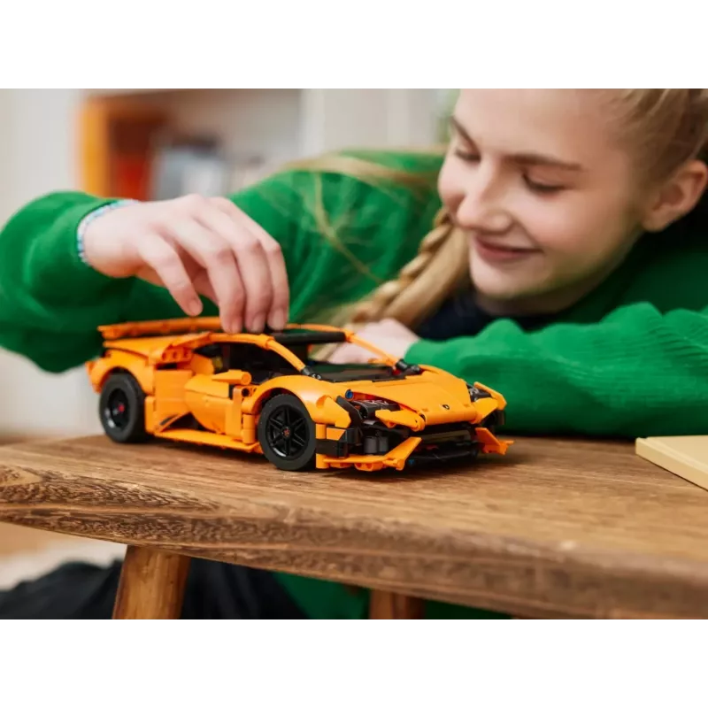 LEGO TECHNIC 42196 Lamborghini Huracán Tecnica pomarańczowy