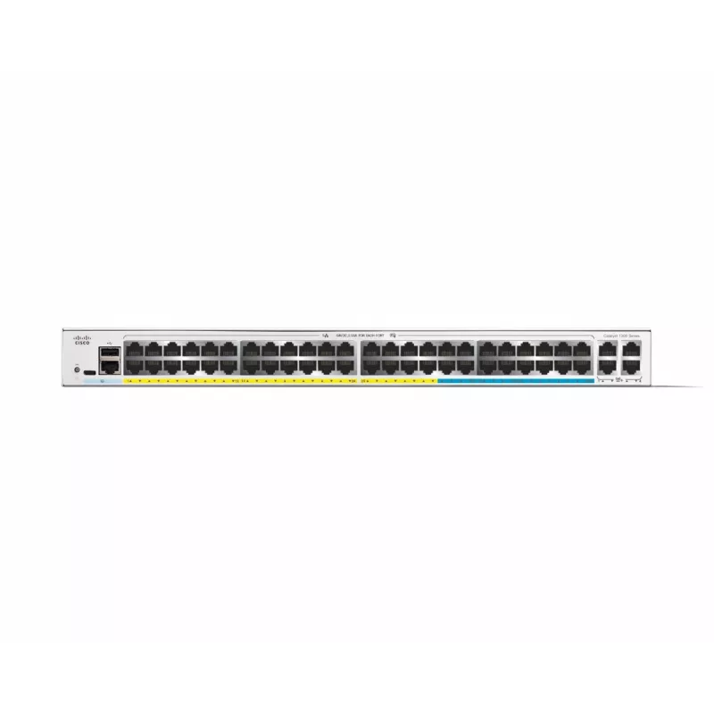 Przełącznik zarządzalny Cisco Catalyst C1300-48MGP-4X L2/L3 Gigabit Ethernet PoE