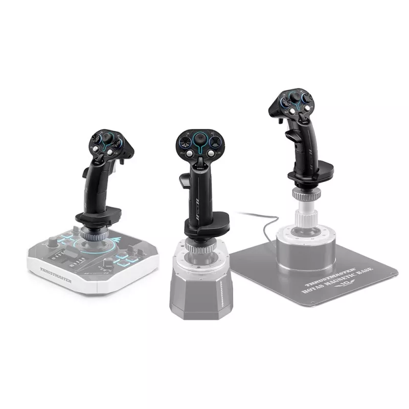 Dodatkowy uchwyt do drążka Thrustmaster Sol-R 3 AVA, czarny, USB Type-C, analogowo-cyfrowy, PC, 75×115×200 mm