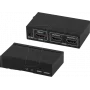 Przełącznik HDMI ShiverPeaks 2 x HDMI 1.4 3840 x 2160 Czarny Metal