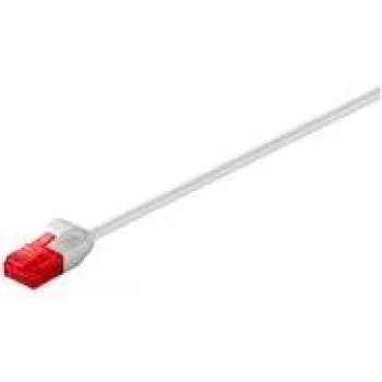 Wentronic Goobay CAT 6 cienki-kabel krosowy, U/UTP, szary, 0,25 m - materiał miedziany (71546)