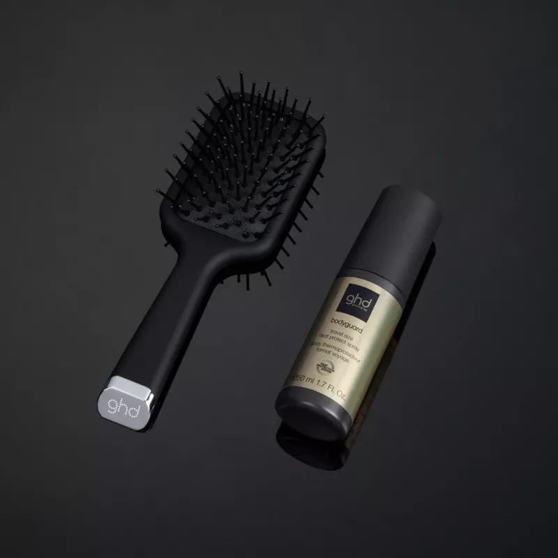 ghd Mini Paddle Brush szczotka do włosów, czarna