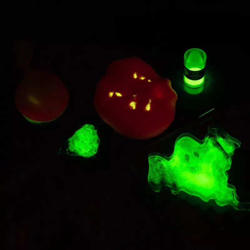 Zestaw naukowy Liscianigiochi Crazy Science Slime w ciemności 304-PL89239 — zestaw do eksperymentów ze świecącym w ciemności slime'em