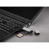 Hama 123900 czytnik kart USB 3.0 SD/microSD, aluminium, czarny/srebrny