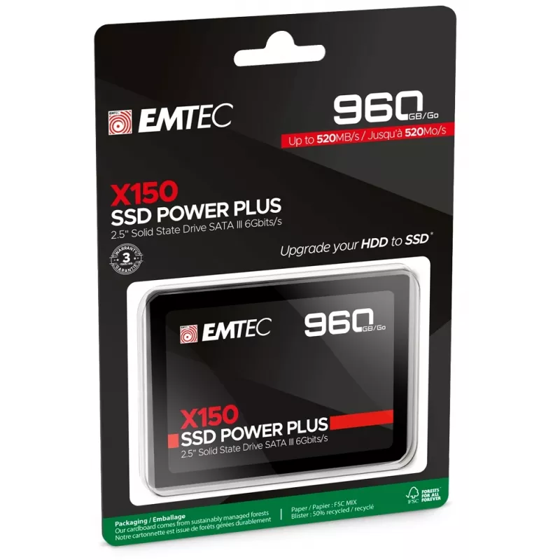 SSD Emtec X150 Power Plus 960 GB 2.5 cala SATA III