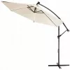 Parasol ogrodowy Extralink L-0713 średnica 3 m, czasza beżowa, model BLACK FOREST