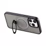 Ochronne etui magnetyczne Joyroom JR-BP004 do iPhone 15 Pro, czarne, smukły profil, magnesy kompatybilne z MagSafe