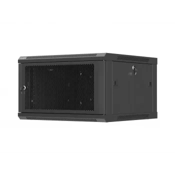 Szafa rack wisząca 19 inch 6U 600x600 czarna