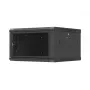Szafa rack wisząca 19 inch 6U 600x600 czarna
