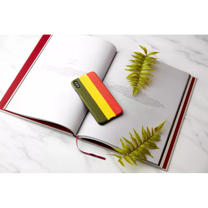 Etui na smartfona man and wood do iPhone XS Max – model Reggae, czarne