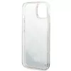 Karl Lagerfeld KLHCP14MLMNMS iPhone 14 Plus 6.7 etui twarde srebrne / srebrne Liquid Glitter Monogram