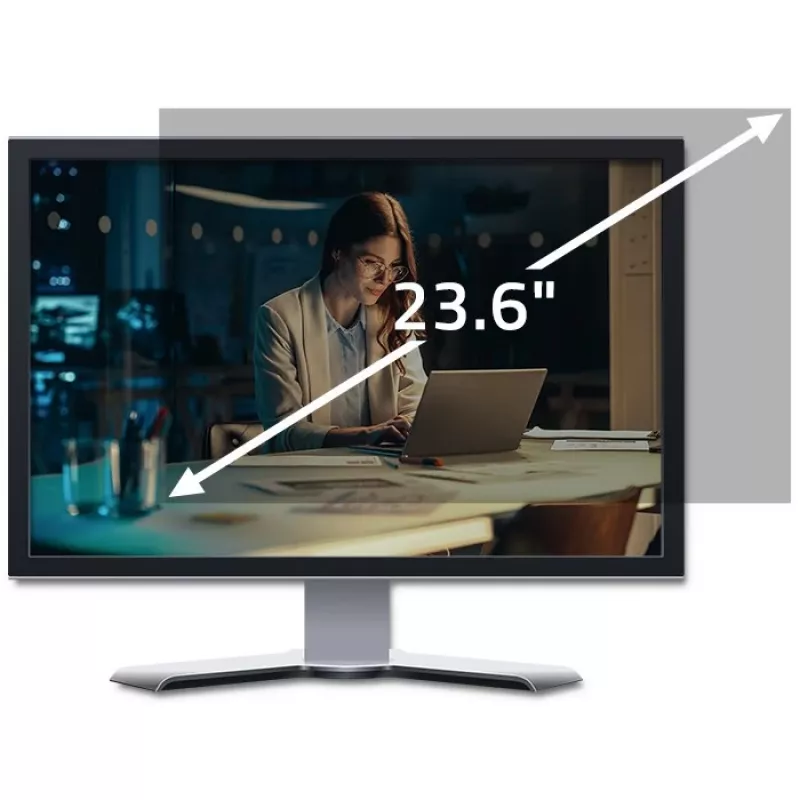 Filtr prywatyzujący do wyświetlacza Qoltec 51058 59.9 cm (23.6 cala) Monitor