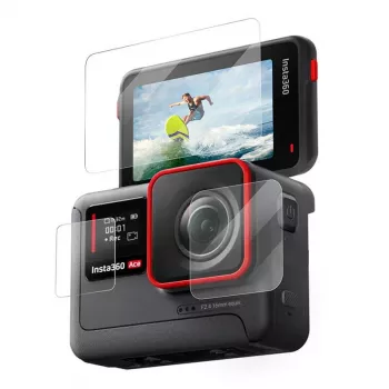 Hartowane szkło ochronne Telesin S6-FLM-02-TIS dla Insta360 Ace Pro Ace — model S6-FLM-02-TIS