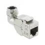 Moduł Keystone RJ45 DELOCK 90374 Cat.6A 90° bez narzędziowy
