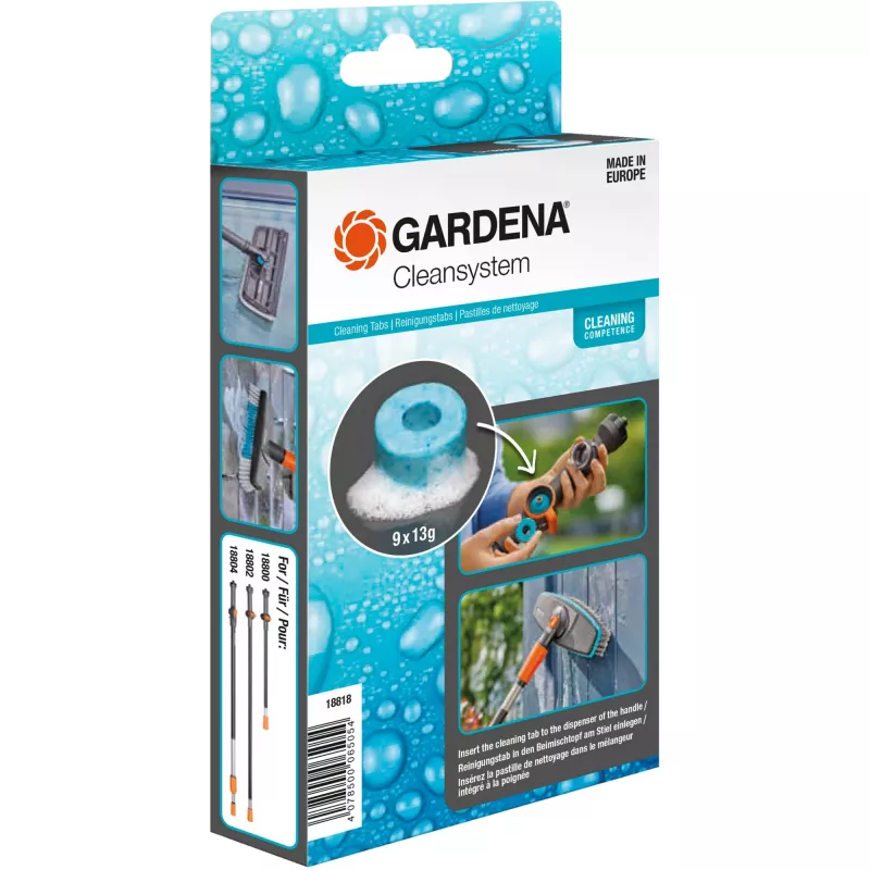 Tabletki czyszczące GARDENA 18818-20 do Cleansystem — 20 tabletek, odkamienianie i czyszczenie