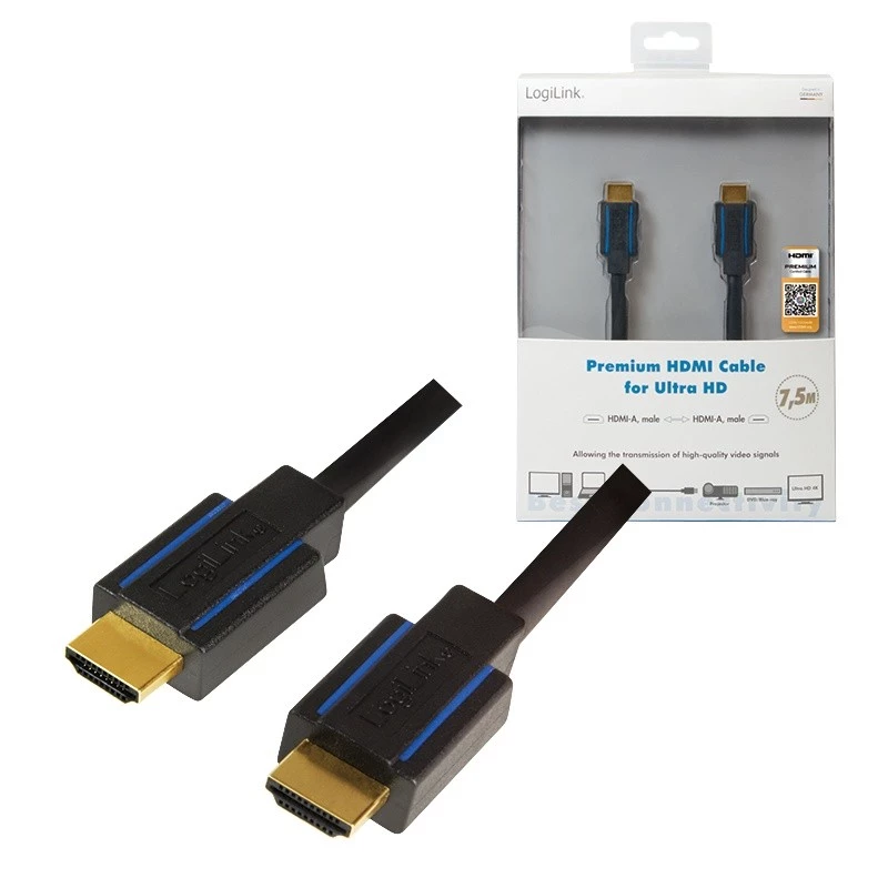 Kabel HDMI LogiLink CHB007 7.5m