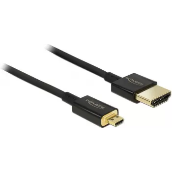 Kabel HDMI DeLOCK HDMI-A/HDMI Micro-D 1 m