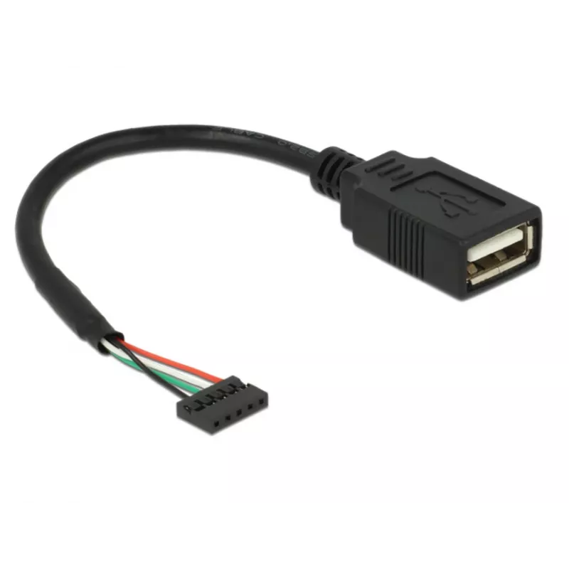Kabel USB DeLOCK 84831 USB 2.0 0,15 m Czarny