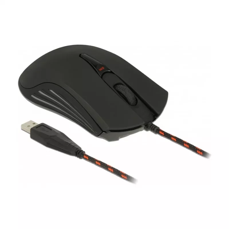 Mysz gamingowa DeLOCK 12531 symetryczna USB Typ-A Optyczna 4800 DPI