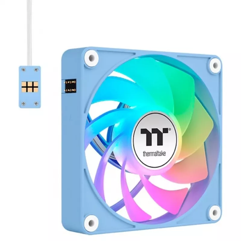 Termaltake CT140 EX Reverse ARGB Wentylator obudowy 140 mm Zestaw 3 szt. Hydrangea Niebieski