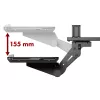 Uchwyt pod biurko na klawiaturę Maclean, regulowany, max. 5 kg, czarny, MC-156 B