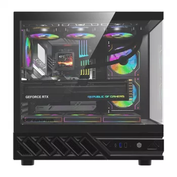 Obudowa komputerowa DarkFlash DS950 (czarna) — kompatybilna ze standardem mid-tower ATX