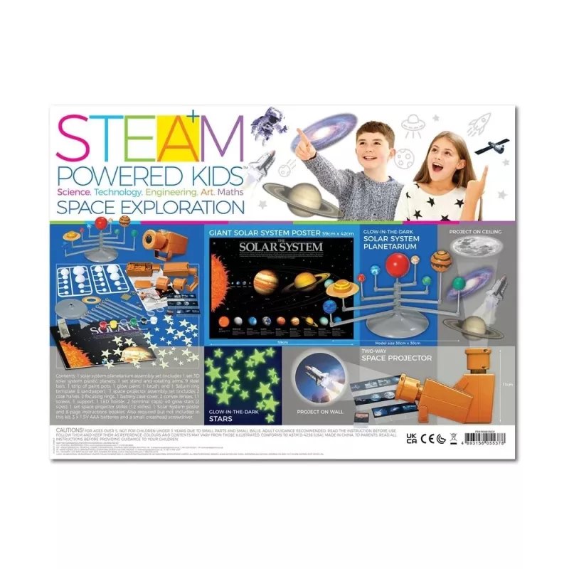 Zestaw edukacyjny 4m Space Exploration 5537 — praktyczny zestaw do nauki STEM służący do budowania projektów o tematyce kosmicznej