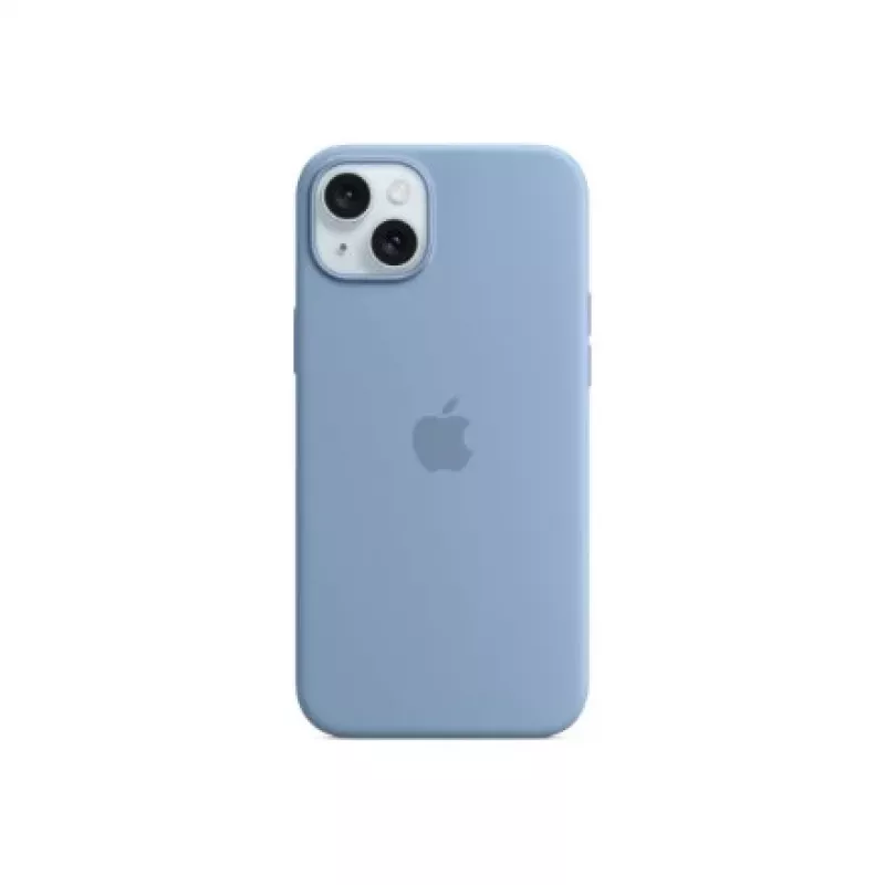 Etui silikonowe Apple iPhone 15 Plus z MagSafe - Zimowy błękit
