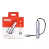 Unitek H1208A hub USB-A, 4 porty (1x USB-A 5 Gbps, 3x USB-A 2.0), aluminiowy, srebrny