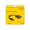 Adapter DisplayPort 1.2 męski na VGA żeński DeLOCK 61006