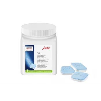 Tabletki czyszczące Jura Descaler 70751 do ekspresów do kawy, 36 tabletek w plastikowym słoiku