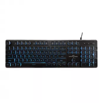 Mechaniczna klawiatura gamingowa White Shark Tachi Czarny układ US podświetlenie RGB