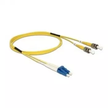Światłowodowy kabel DeLOCK 84611 1m LC ST Żółty