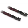 Kabel SAS DeLOCK 83073 0,1 m czarno-czerwony