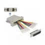D-Sub HD 44 pin crimp męski na 2 x RJ45 żeński DeLOCK 66835