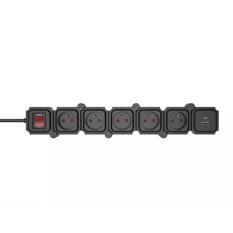Listwa zasilająca TB Energy Power Strip 1,5 m — kabel 1,5 m, wiele gniazd