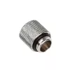 Bitspower adapter G1/4 cala gwint zewnętrzny na G1/4 cala gwint wewnętrzny, 15 mm, srebrny błyszczący