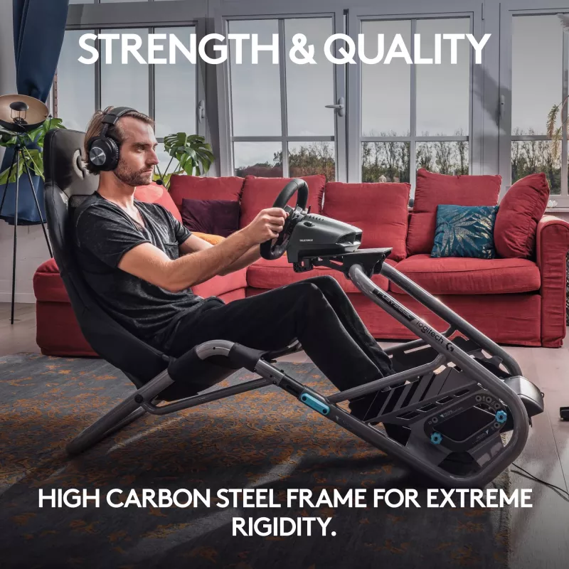 Playseat Trophy - Edycja Logitech G - Lekki - Łatwy w przechowywaniu - Esport - Fotel SIM Racing