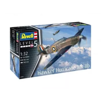 Zestaw modelu plastikowego samolotu REVELL Hawker Hurricane MK IIB w skali 1/32