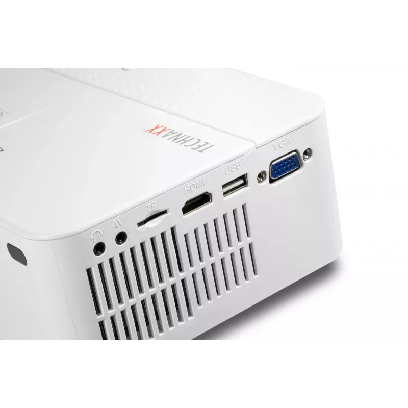 Technaxx TX-113 Standard Throw Projector 1800 ANSI Lumens LED 800x480 Biały