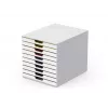 Pojemnik do przechowywania plików Durable VARICOLOR Mix 10 Plastik Wielokolorowy Biały 763027