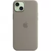 Silicone etui Apple iPhone 15 Plus MagSafe Clay Cover
