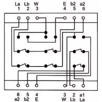 Puszka natynkowa Wentronic goobay - montaż na ścianę - TAE-NFF x 3 - beżowy (50265)